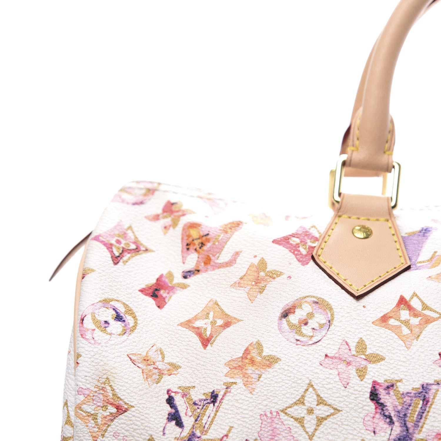 Louis Vuitton Watercolor Aquarelle Speedy 35 White 9 of 9