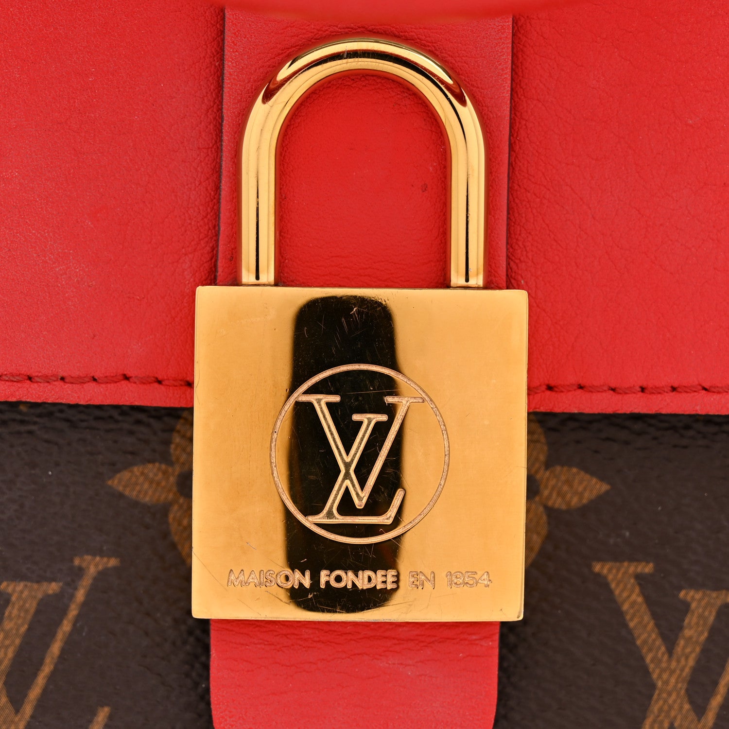 Louis Vuitton Monogram Locky BB Coquelicot 12 of 16