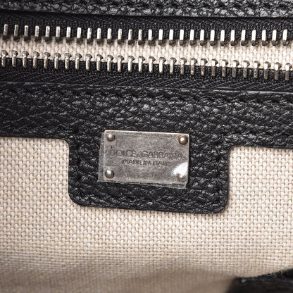 Dolce & Gabbana Calfskin Miss Sicily Weekender Nero Black 6 of 6