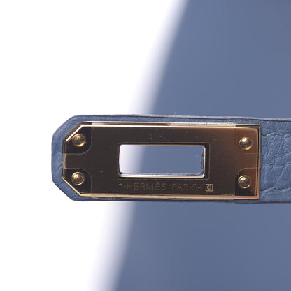 Hermes Togo Kelly Retourne 25 Azur 32 of 41