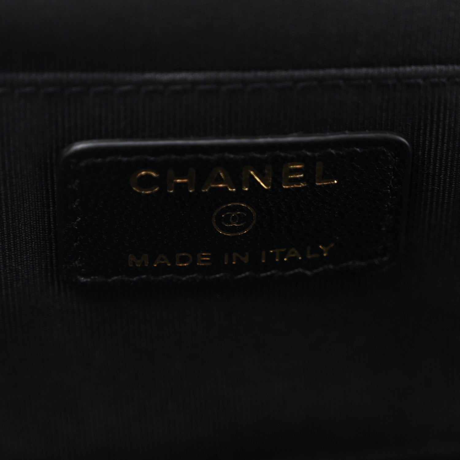 Chanel Tweed Quilted Kiss Lock Clutch Black 6 of 7