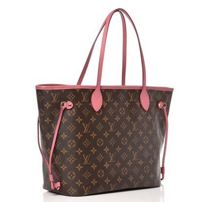 Louis Vuitton Monogram Articles de Voyage Ikat Neverfull MM Rose Velours 3 of 11