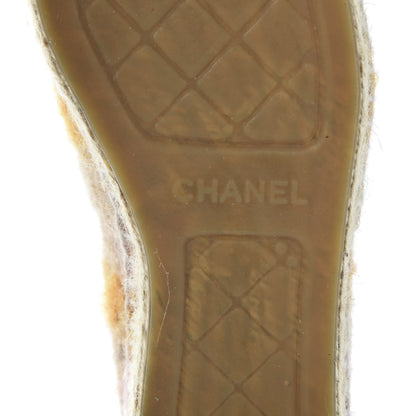 Chanel Tweed CC Espadrilles 37 Pink Multicolor 9 of 10