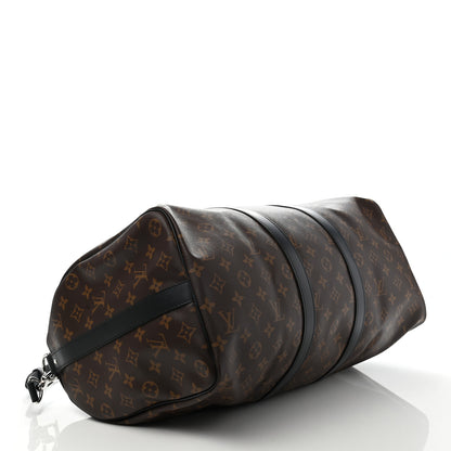 Louis Vuitton Monogram Macassar Keepall Bandouliere 45 4 of 8