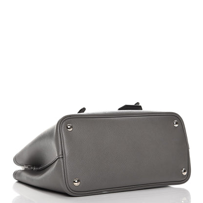 Prada Saffiano Cuir Double Handle Tote Marmo 5 of 10