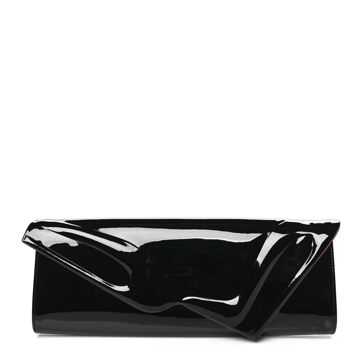 Christian Louboutin Patent Pigalle Clutch Black 1 of 9