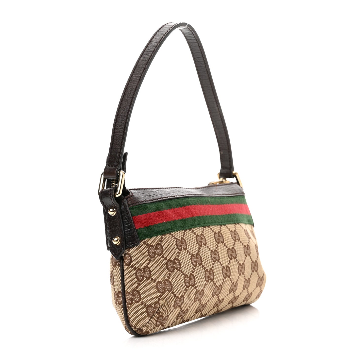 Monogram Web Pochette Dark Brown
