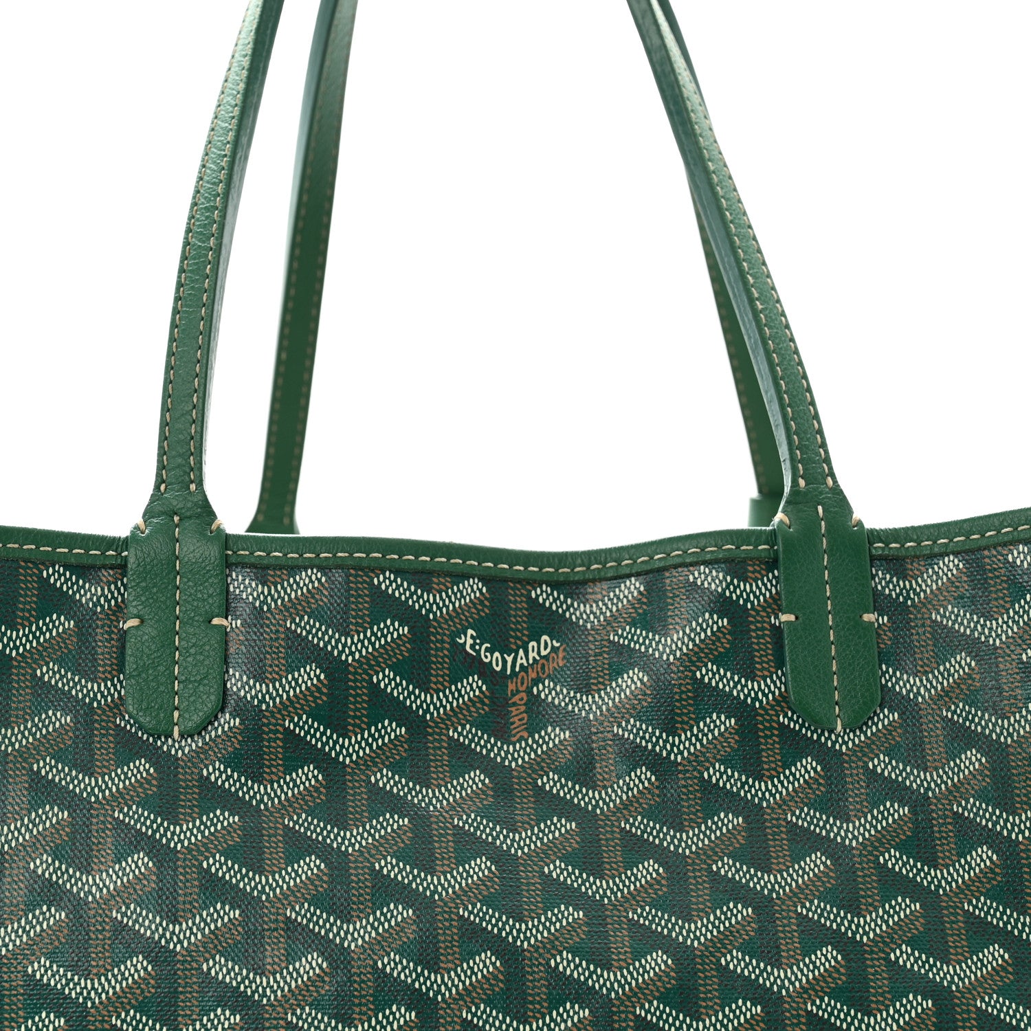 Goyard Goyardine Saint Louis PM Green 8 of 10