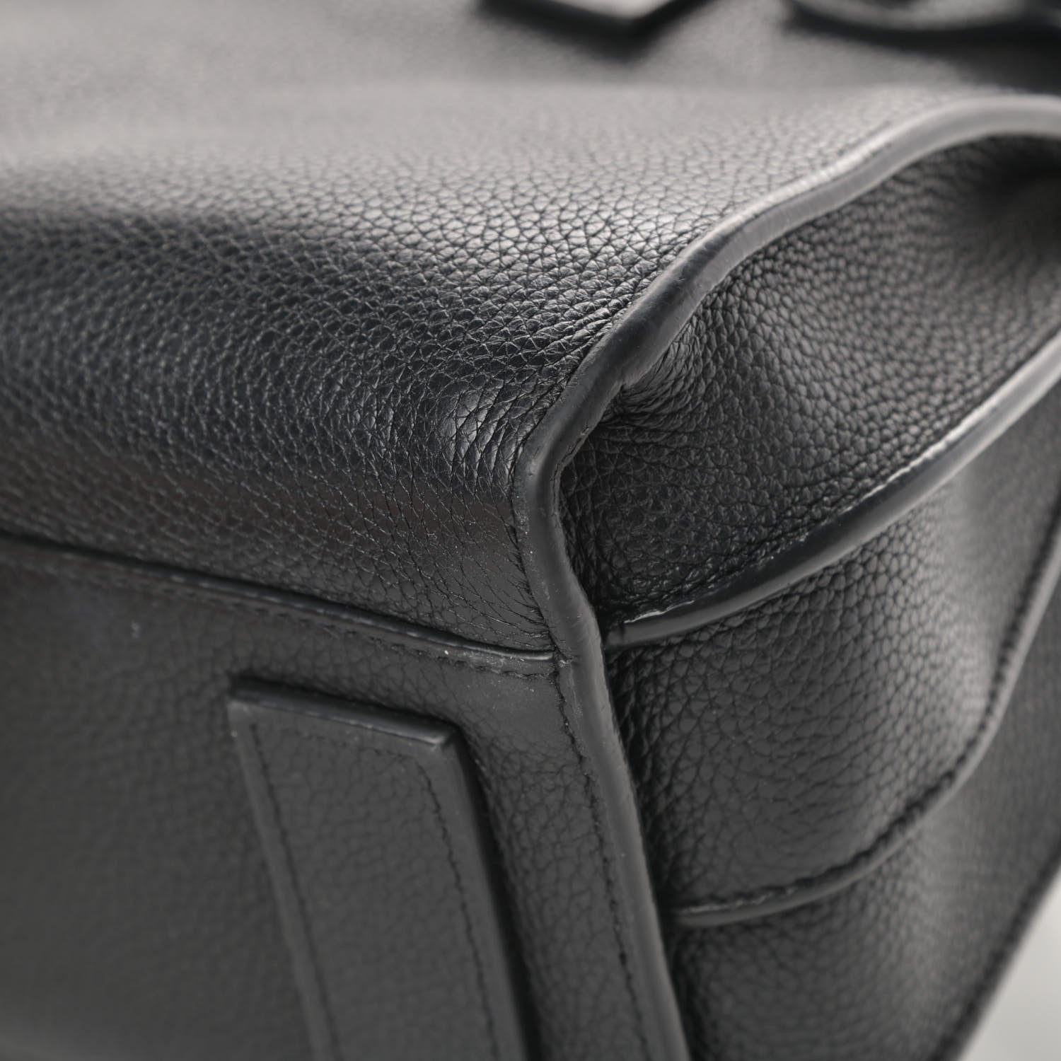 Saint Laurent Grained Calfskin Baby Sac De Jour Souple Black 10 of 16