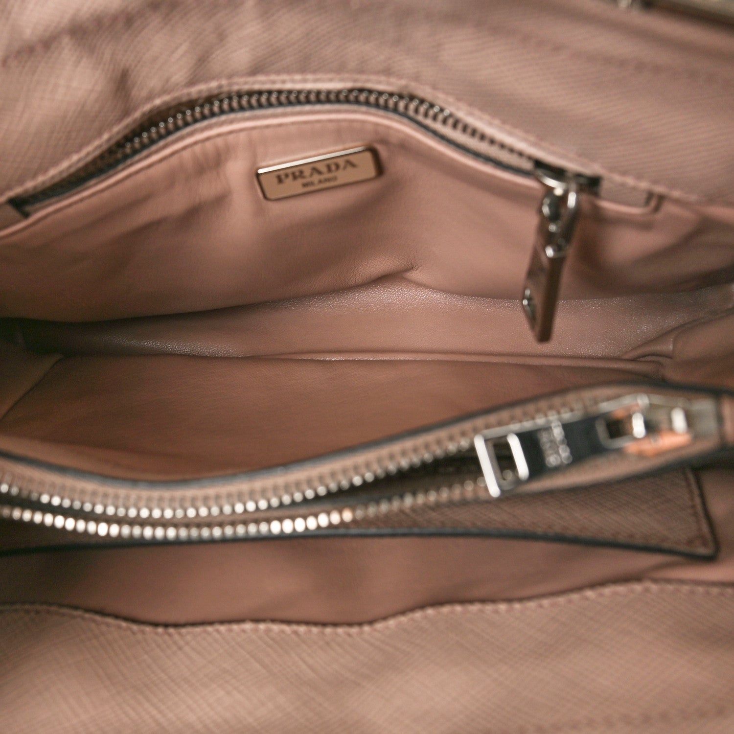 Prada Saffiano Mini Twin Pocket Tote Cammeo 5 of 9
