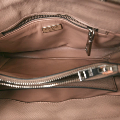 Prada Saffiano Mini Twin Pocket Tote Cammeo 5 of 9