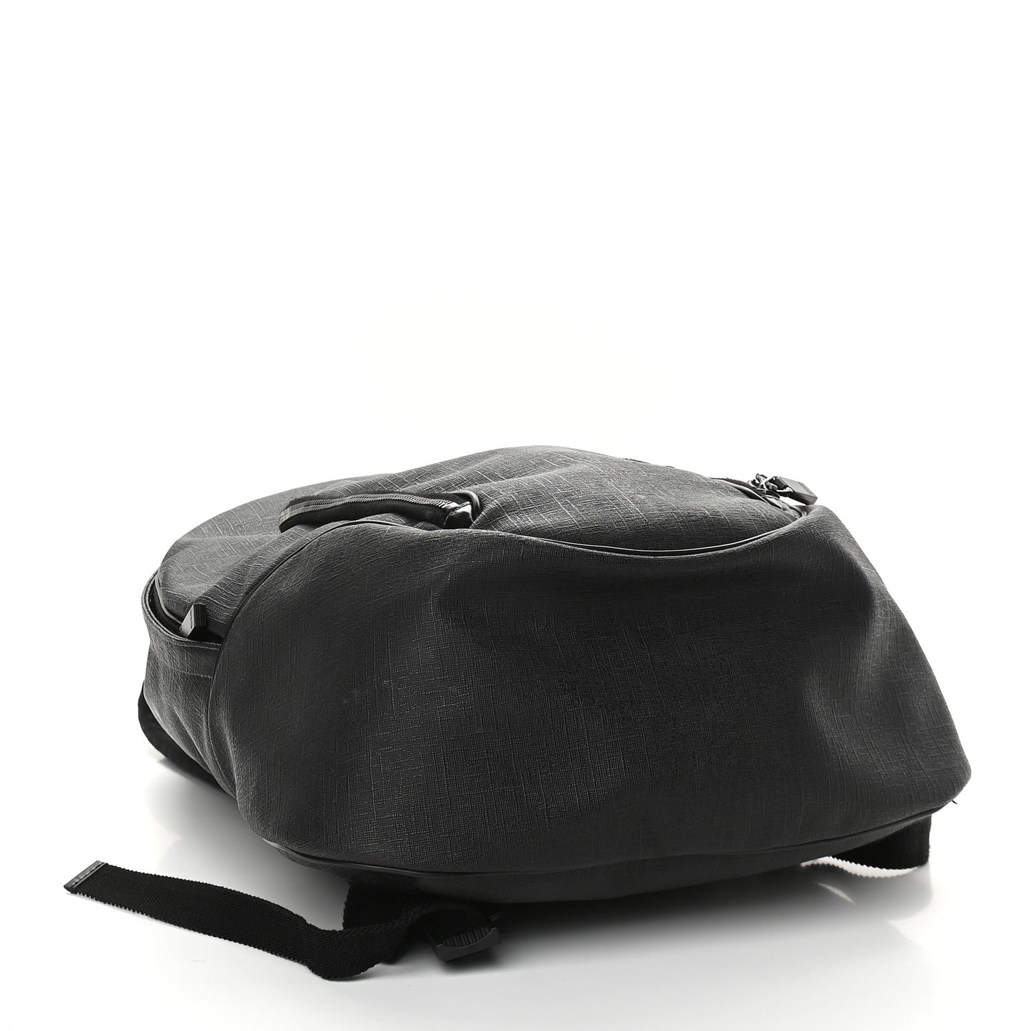 Coated Canvas Interlocking G Travel Backpack Black