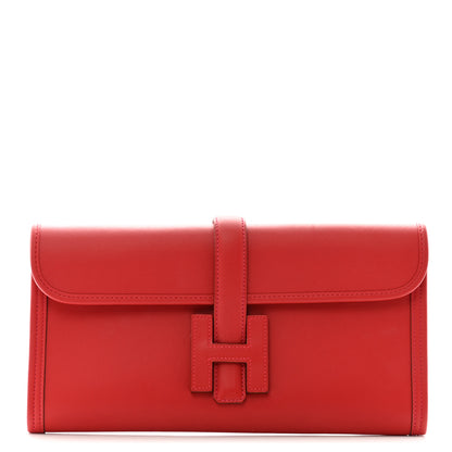 Hermes Swift Jige Elan 29 Clutch Rouge Vif 1 of 8