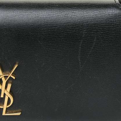 Saint Laurent Smooth Calfskin Monogram Phone Holder Crossbody Black 10 of 23