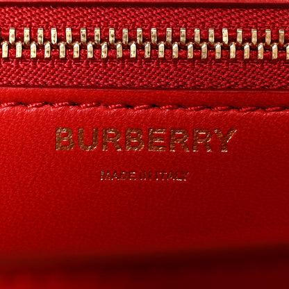 Burberry Calfskin Medium TB Bag Bright Red 6 of 9