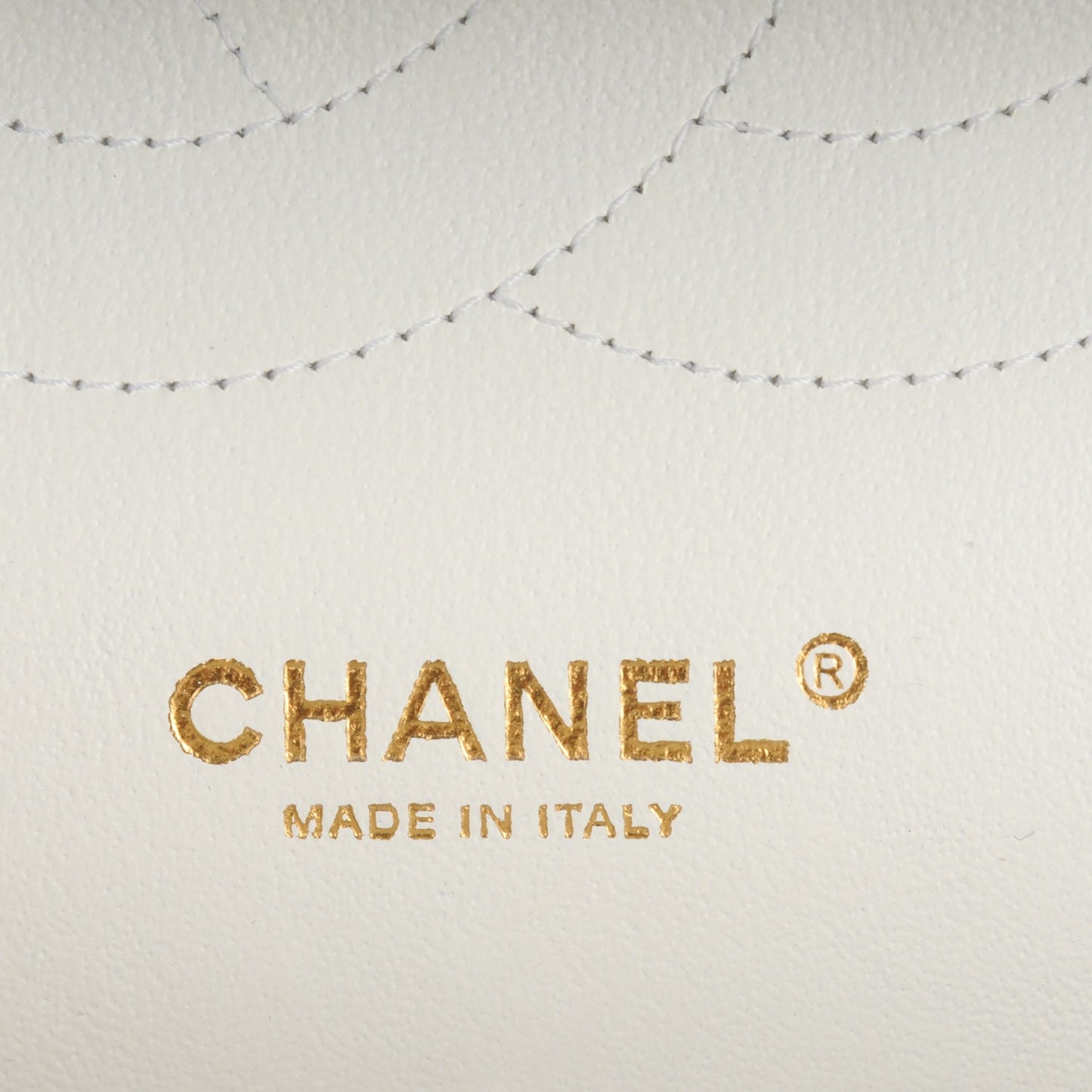 Caviar Quilted Jumbo Double Flap White