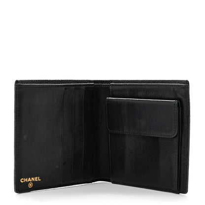 Chanel Caviar Mens Timeless CC Bi-Fold Wallet Black 5 of 8