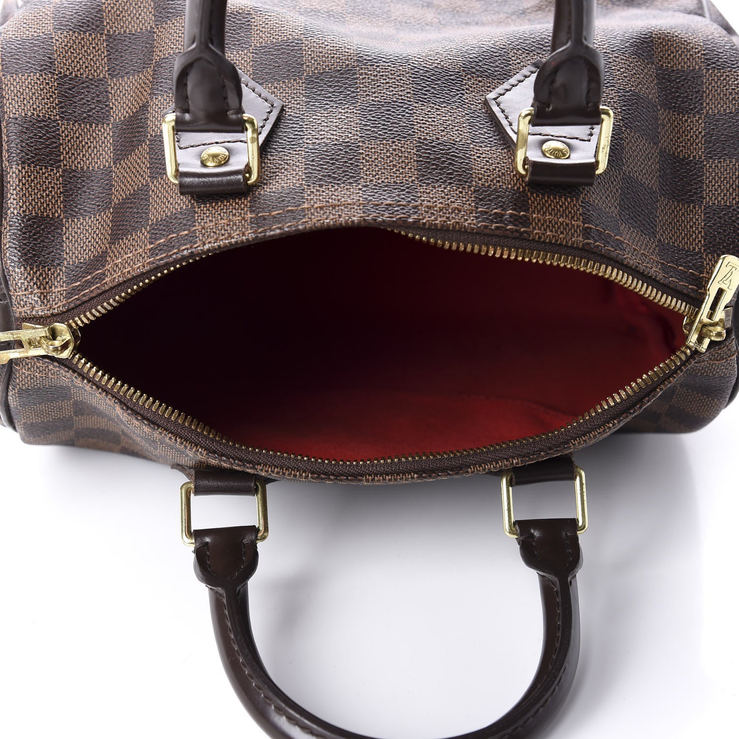 Louis Vuitton Damier Ebene Speedy Bandouliere 25 6 of 11