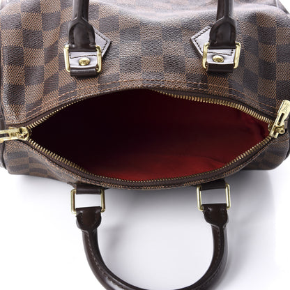 Louis Vuitton Damier Ebene Speedy Bandouliere 25 6 of 11