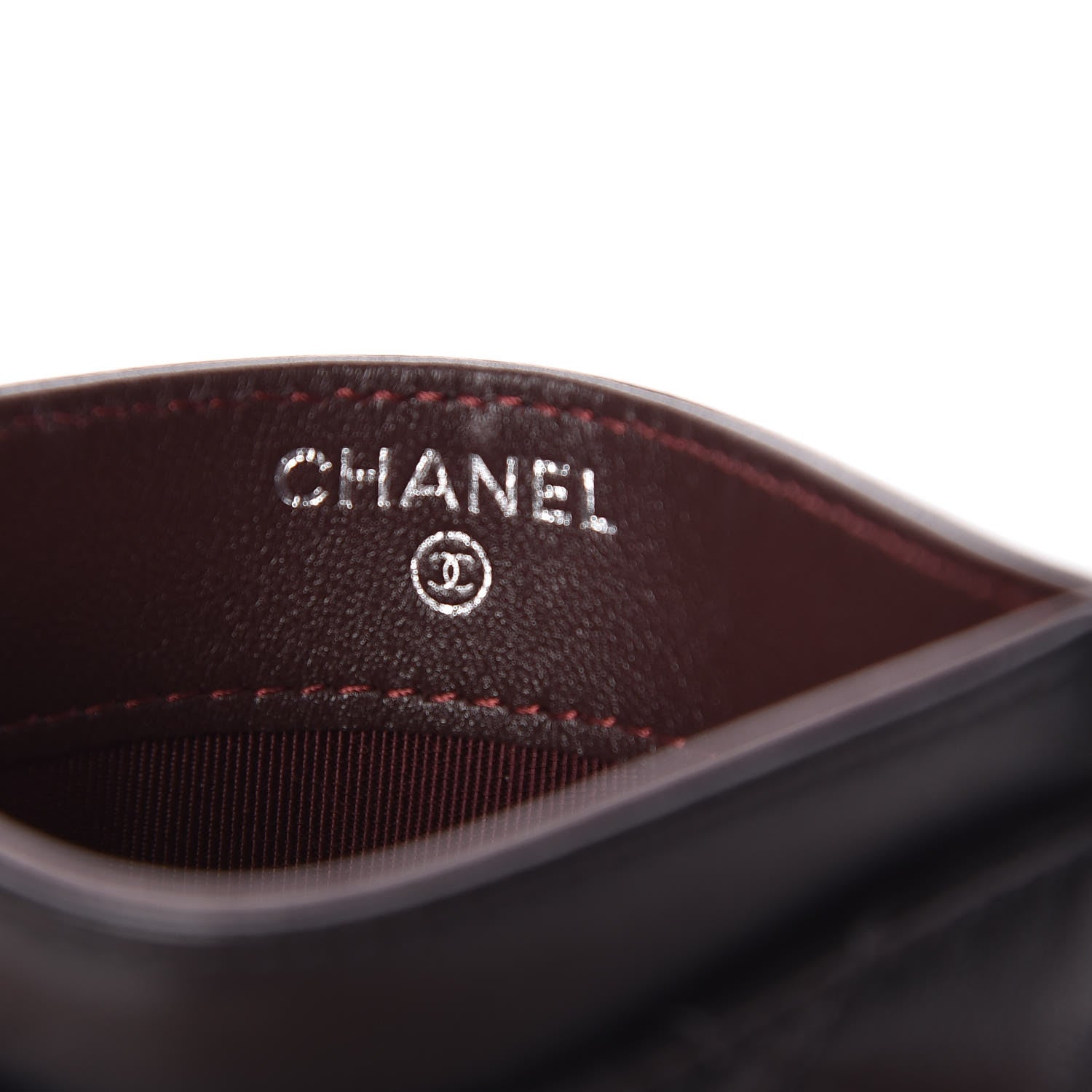 Chanel Lambskin Quilted Card Holder Black 6 of 9