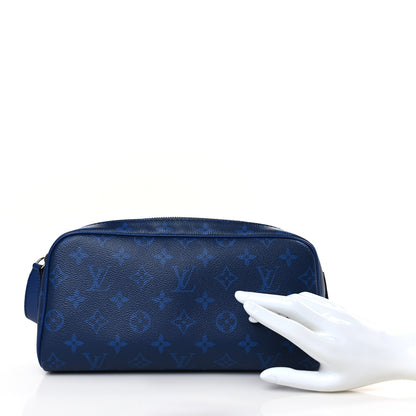 Louis Vuitton Taigarama Dopp Kit Toilet Pouch Cobalt 2 of 9