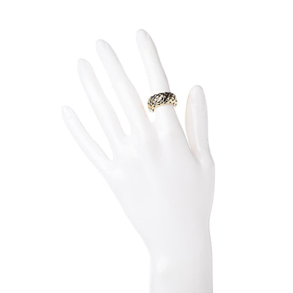 Tiffany 18K Yellow Gold Vannerie Dome Ring 48 4.5 2 of 4