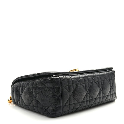 Christian Dior Calfskin Cannage Small Caro Bag Black 3 of 14