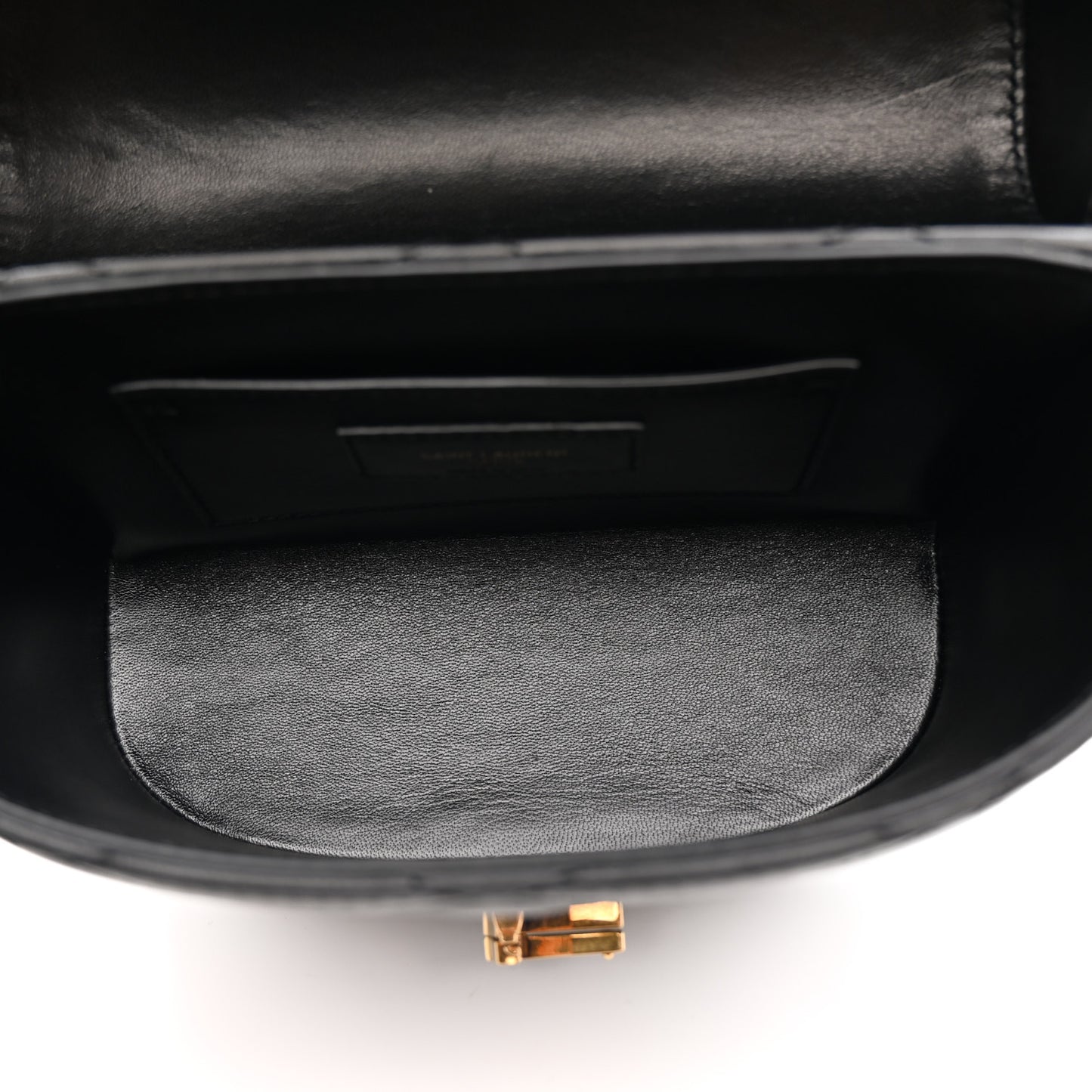 Lambskin Matelasse Monogram June Box Bag Black
