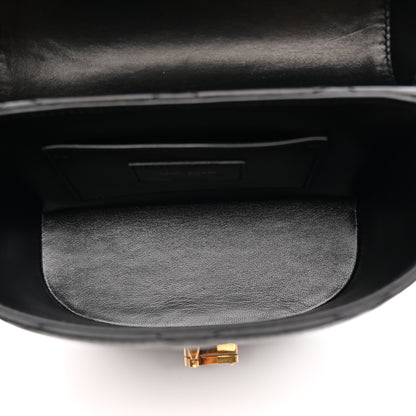Saint Laurent Lambskin Matelasse Monogram June Box Bag Black 5 of 9