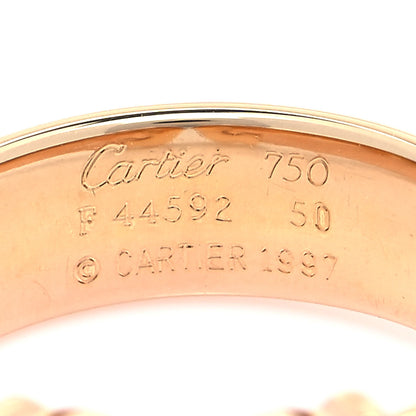 Cartier 18K Pink Yellow White Gold C De Cartier Ring 50 5.25 4 of 4