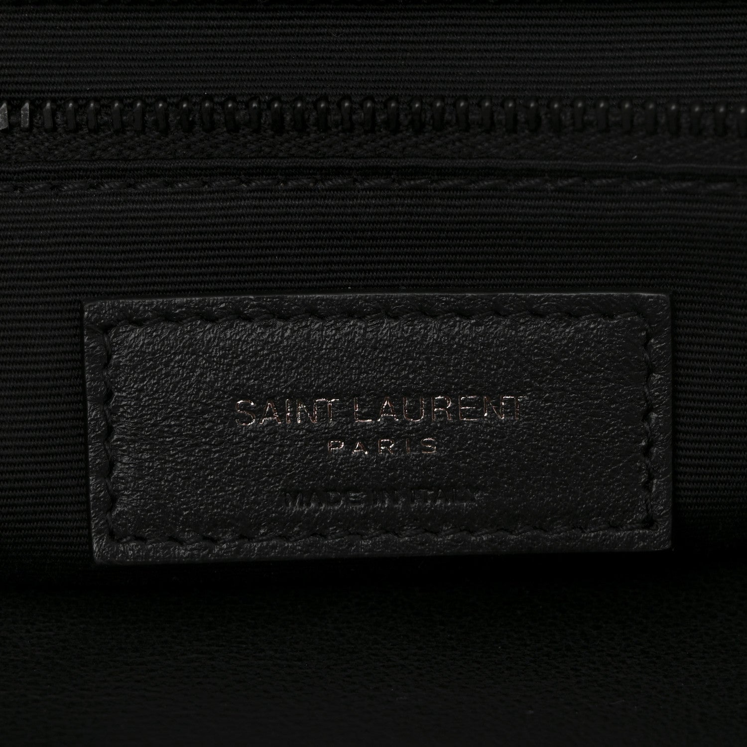 Saint Laurent Crinkled Calfskin Matelasse Monogram Medium Niki Chain Satchel Black 6 of 10