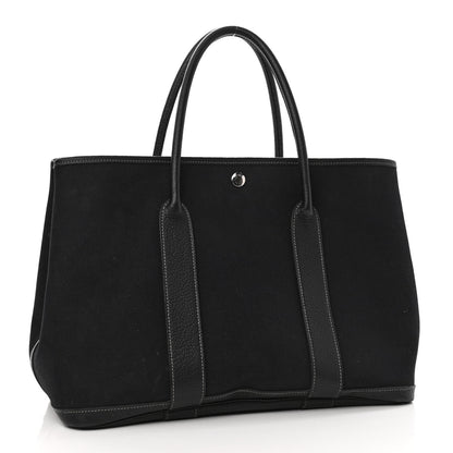 Hermes Toile Negonda Garden Party Tote 36 MM Black 3 of 10