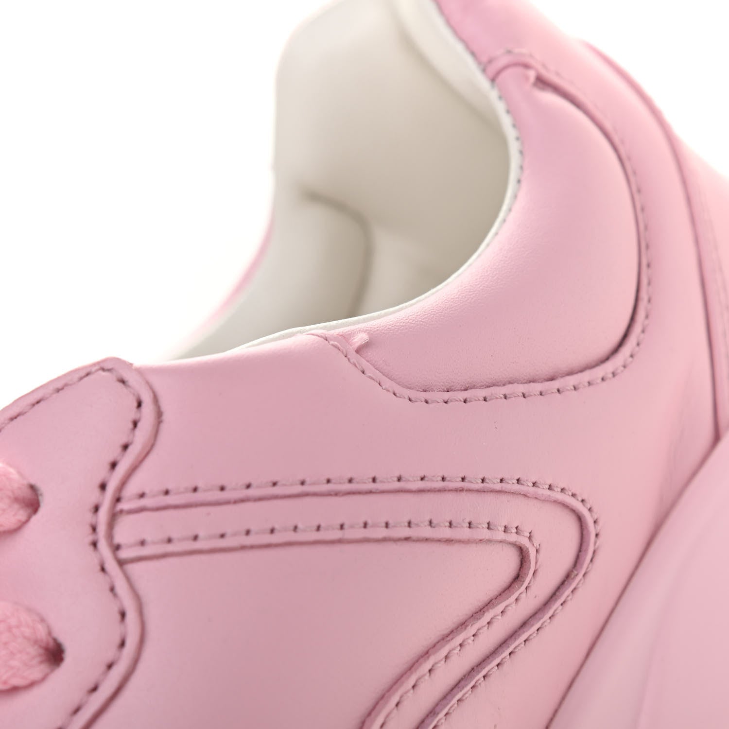Gucci Calfskin Mystic Cat Rhyton Sneakers 36 Sugar Pink 8 of 11