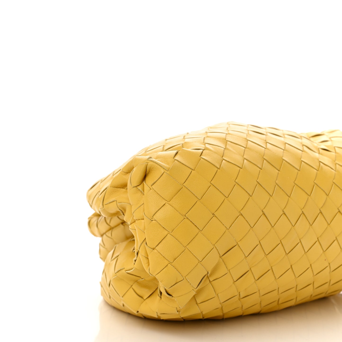 Nappa Maxi Intrecciato The Pouch Oversized Clutch  Corn