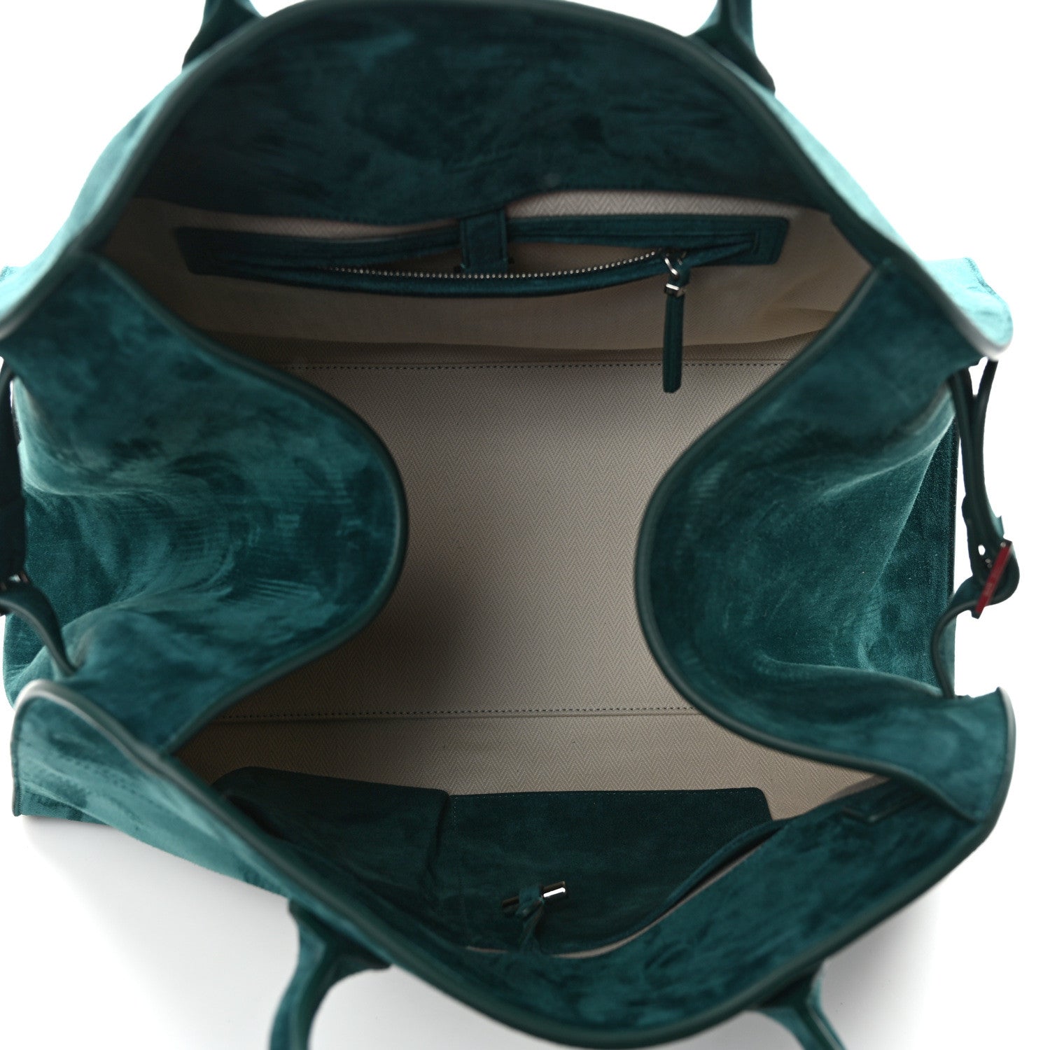 The Row Suede Soft Margaux 15 Teal Green 5 of 11