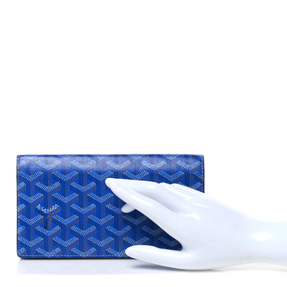 Goyard Goyardine Richelieu Wallet Sky Blue 2 of 8