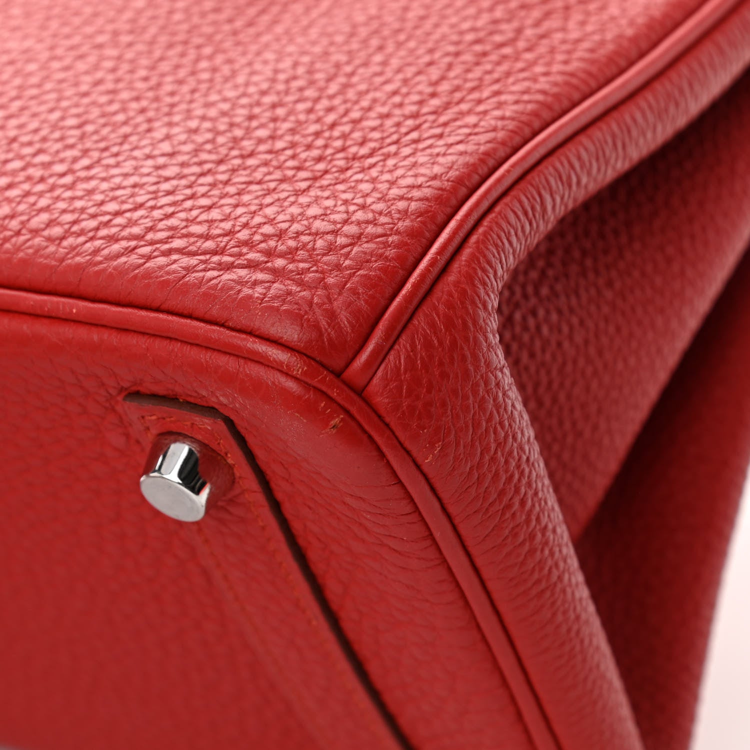 Hermes Togo Birkin 25 Rouge Garance 11 of 17