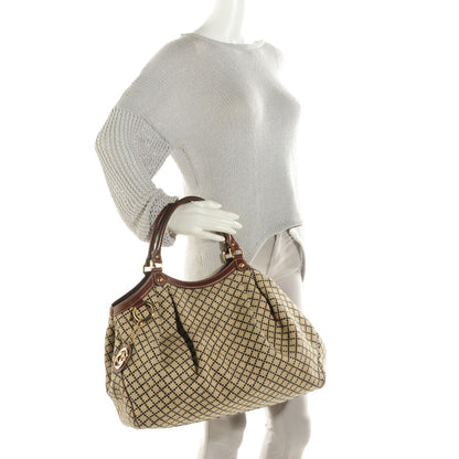 Gucci Diamante Large Sukey Tote Brown 2 of 7