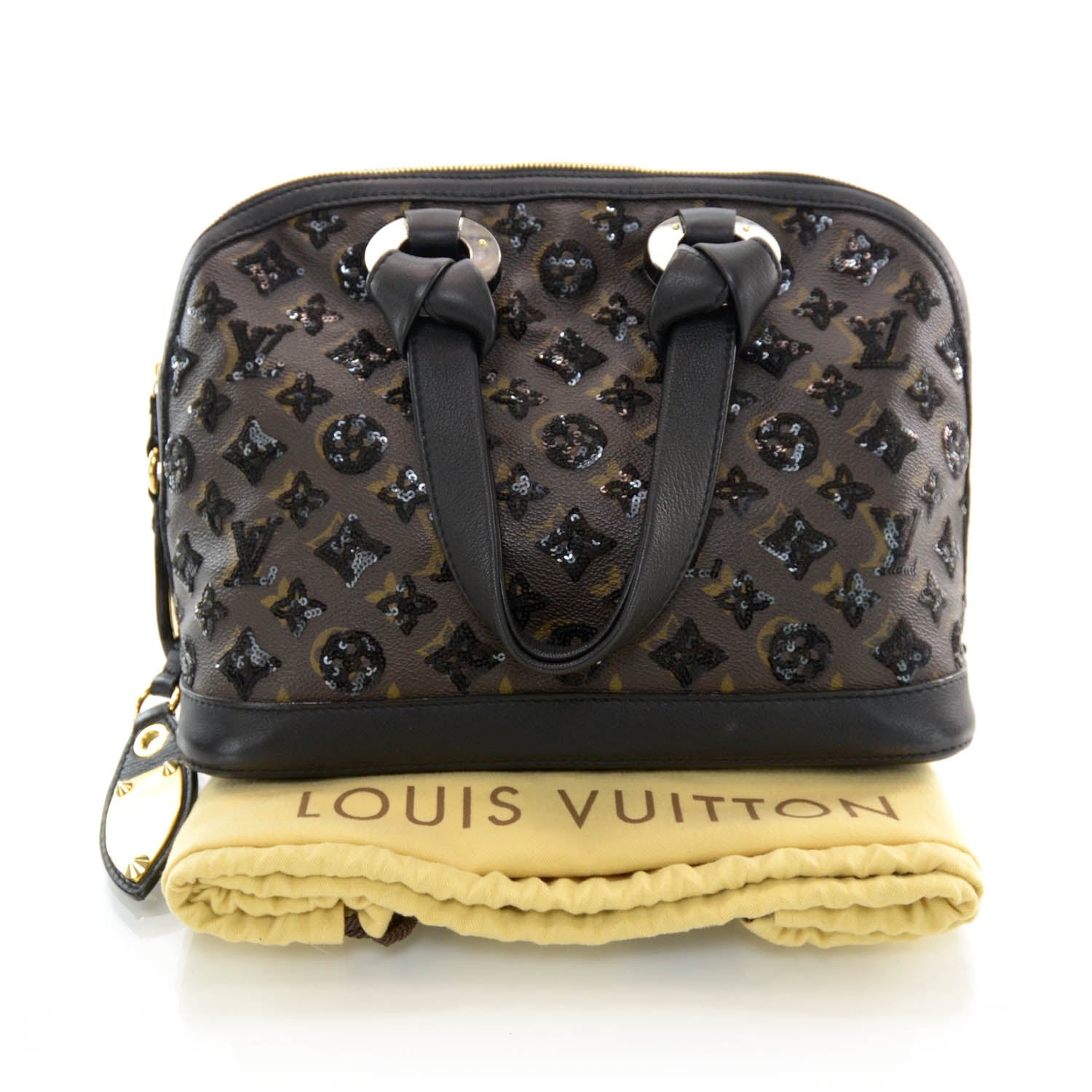 Louis Vuitton Monogram Sequins Eclipse Alma Black 3 of 7