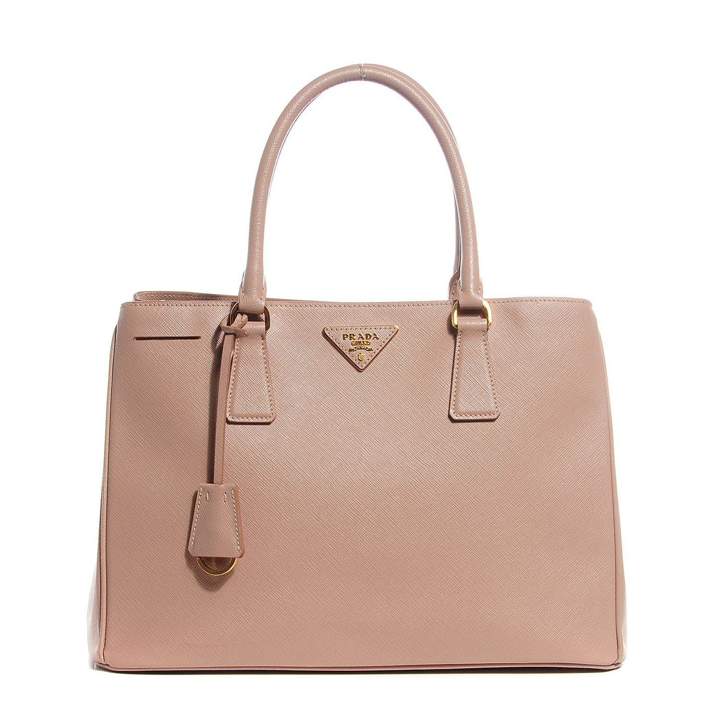 Saffiano Lux Medium Tote Cammeo