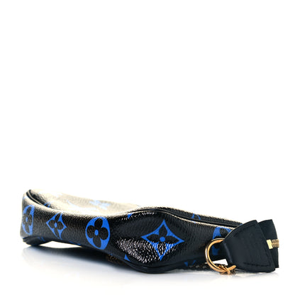 Louis Vuitton Colored Monogram Mini Pochette Accessories Blue Black 8 of 9