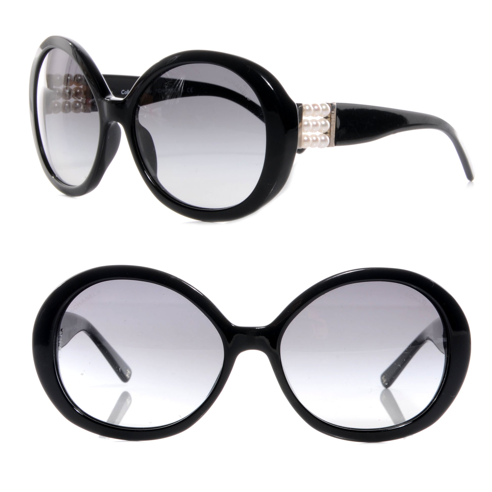 Chanel Perle Pearl Sunglasses 5159-H Black 1 of 4