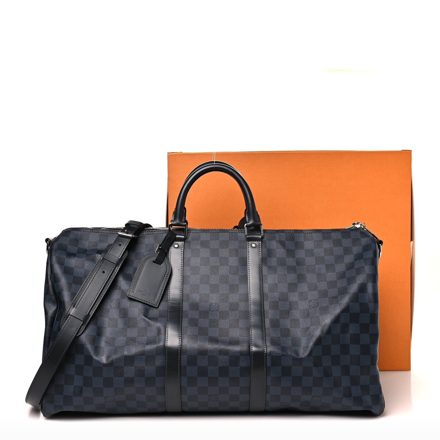 Damier Cobalt Keepall Bandouliere 55
