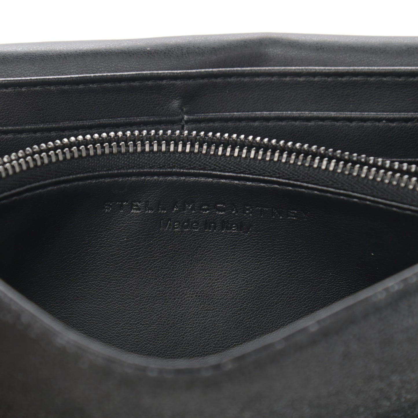 Shaggy Deer Falabella Flap Wallet Black