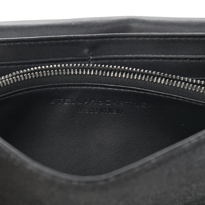 Stella McCartney Shaggy Deer Falabella Flap Wallet Black 6 of 10