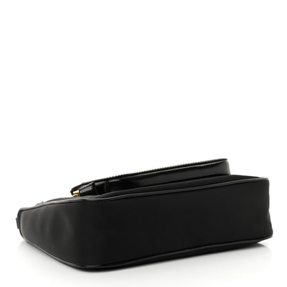 Prada Re-Nylon Spazzolato Mini Pouch Pocket Shoulder Bag Black 4 of 10