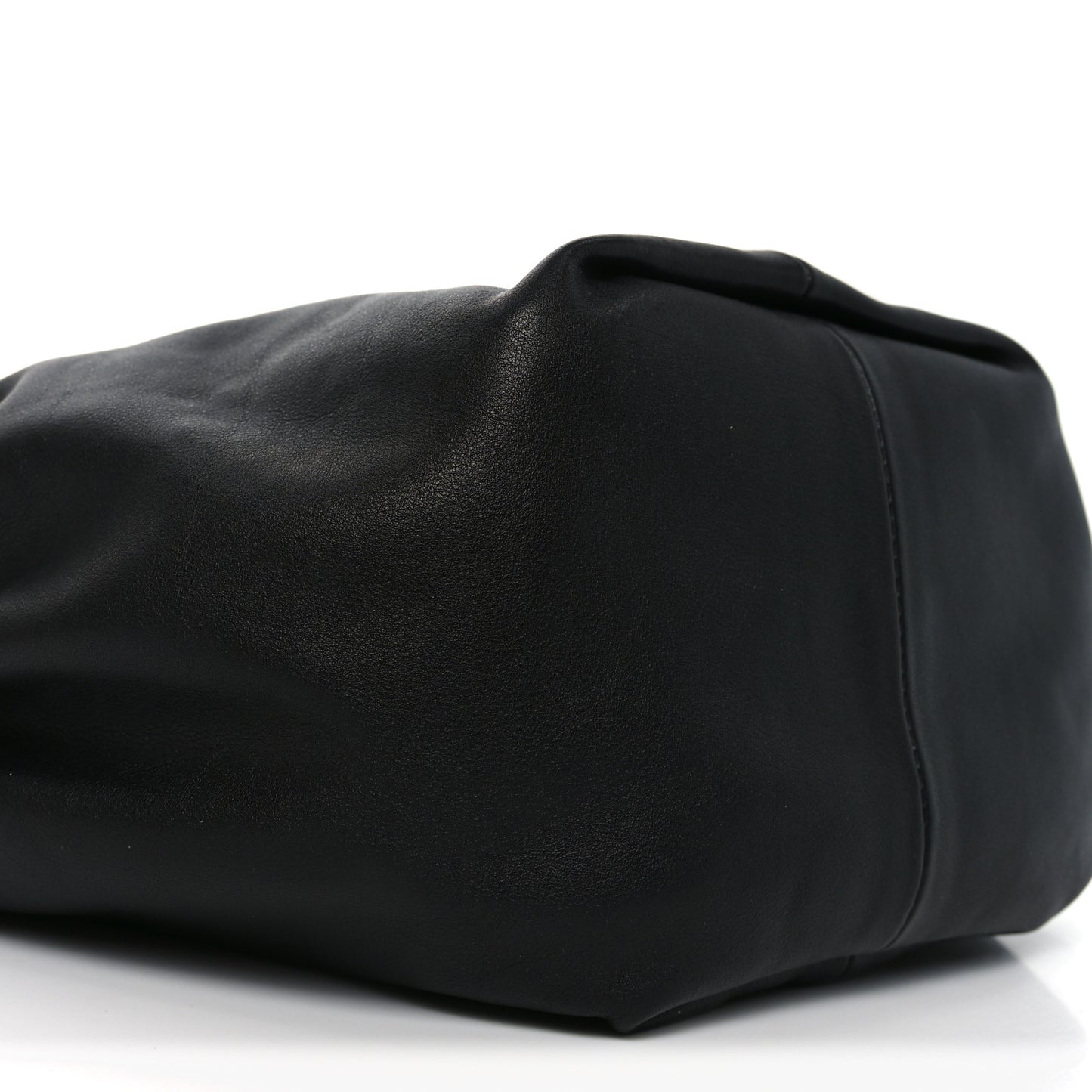 Calfskin Teen Double Knot Hobo Black