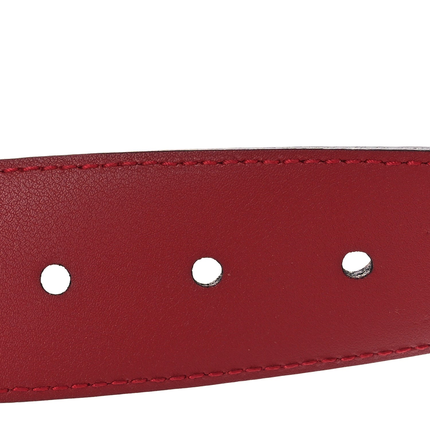 Gucci Soft Microguccissima Margaux Calfskin 100 40 Belt Rosso 4 of 6
