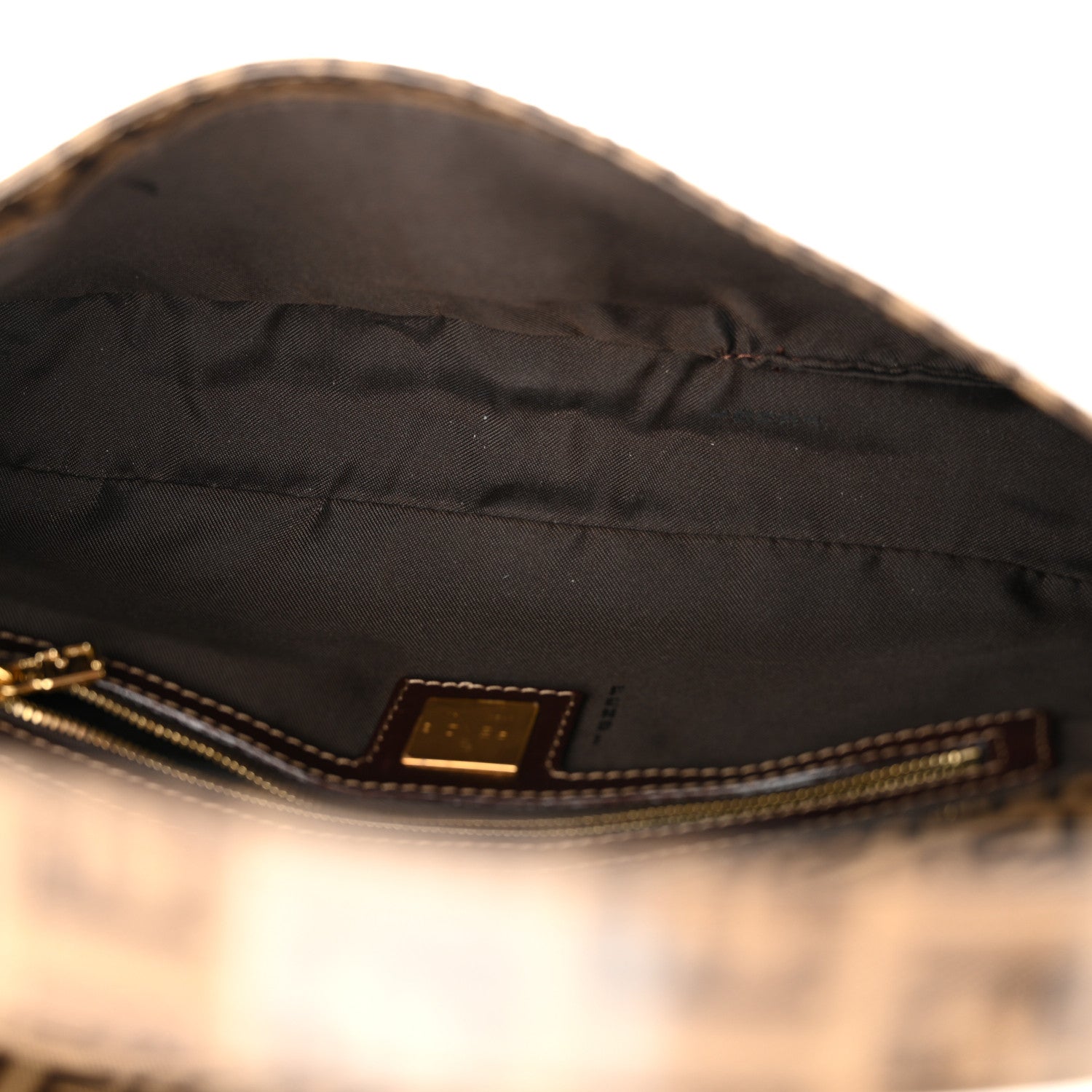 Fendi Vinyl Zucchino Baguette Tobacco 5 of 10
