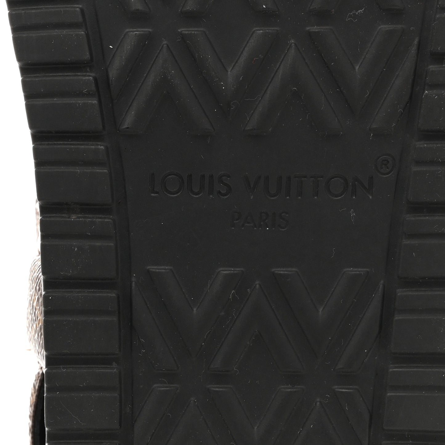 Monogram LV Sunset Comfort Flat Sandals 35 Cacao Brown